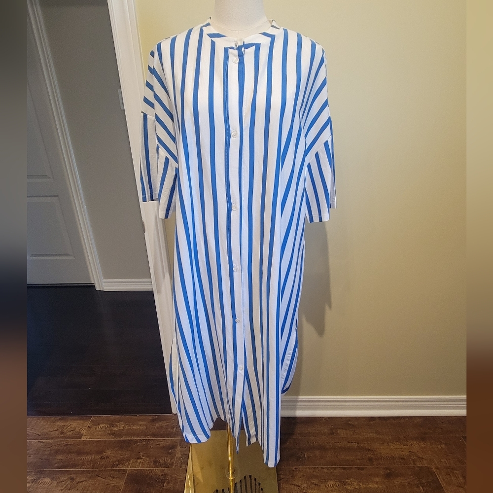ZARA button shirt dress size M